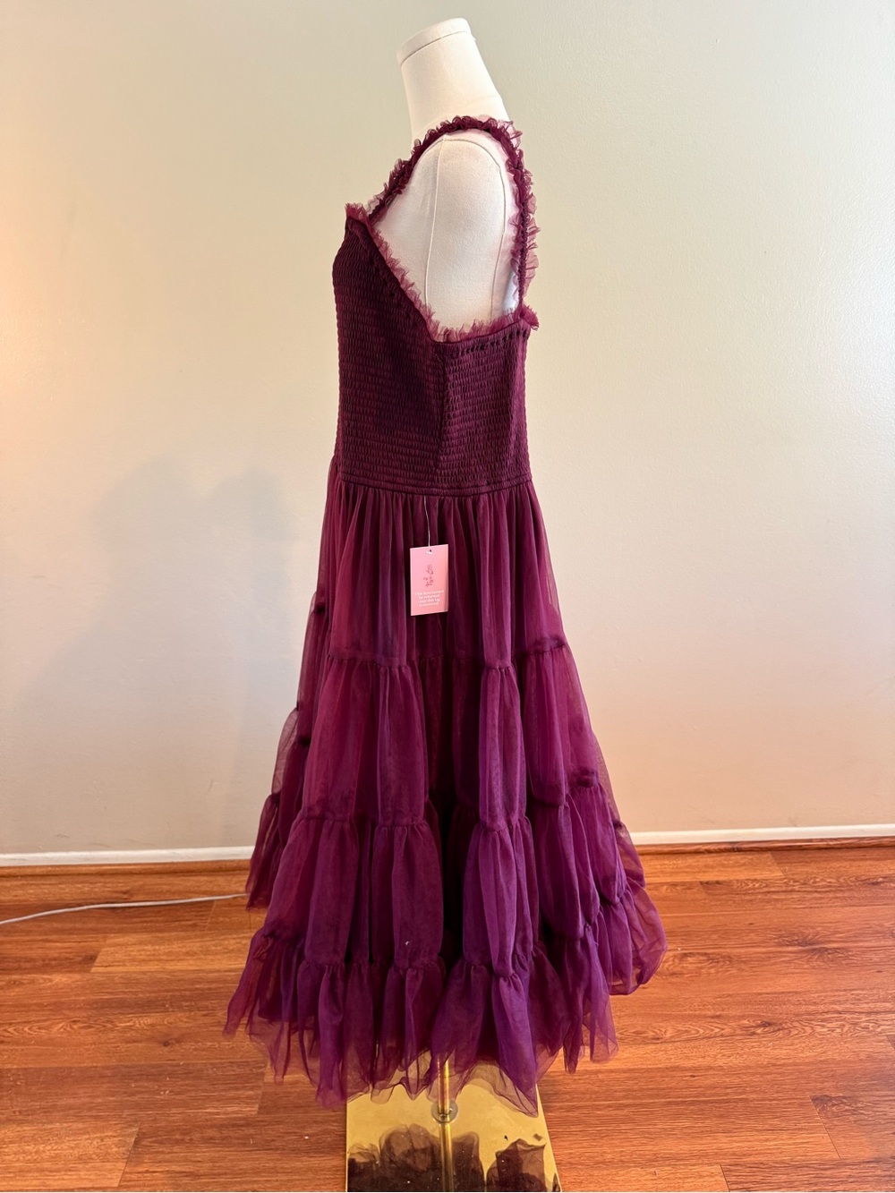NWT Ivy City Co Destiny Dress in Burgundy - Picture 5 of 7